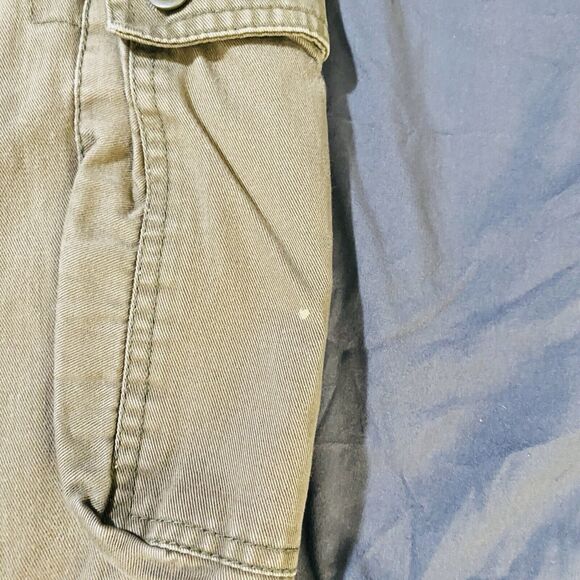 Timberland Cargo Shorts Mens 36 Khaki Military Twill Baggy Army Utility - Picture 6 of 9